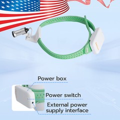 ETERFANT Lightweight Silicone Headlight Lamp Green Dental Surgery Medical 5W LED