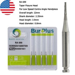 Wave Dental Carbide Burs Surgical Bur Latch 2.35mm RA SURG 2 4 6 8 Contra Angle