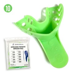 Mold Mouth Impression Kit – 1lb Alginate + 12 Anterior Lower Trays