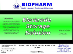 Ph/Orp Electrode Storage Solution, 250 Ml (8.4 Fl Oz), Suitable for All Meters,