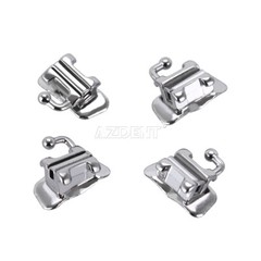 4pcs Tubos bucales adheribles de ortodoncia dental MBT 022 1er molar Convertible