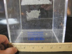 RESEARCH PRODUCTS INTERNATIONAL CORP ACRYLIC LAB CONTAINER 6X6X9″ W/ HINGED LID