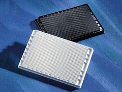 Corning 3725 Polystyrene Flat Bottom 1536 Well Solid White Microplate Case of 50