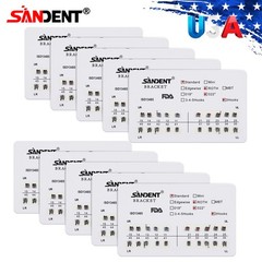 Dental Orthodontics Brackets Brace Standard Roth.022 Hooks 3 Metal 20pcs/pack DL