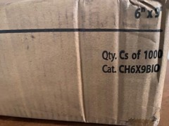 Case of 1,000 – Cardinal Health biohazard transport bag – 6×9, 3 wall, CH6X9BIO