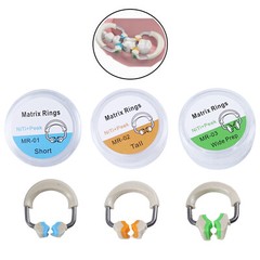 Dental Matrix Bands Ring Sectional Matrice Clamp 3D Separator Fit for Garrison