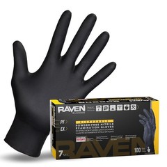 Powder Free Nitrile Gloves 7 Mil Disposable Puncture Resistant Chemical Safe New