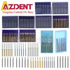 AZDENT Dental Tungsten Carbide Bur FG Dills Round Type For High Speed Handpiece
