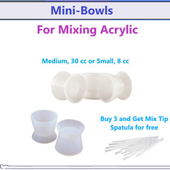 Dental Flexible Impression Bowls Mixing Silicone Bowl X/Small/Medium/Large