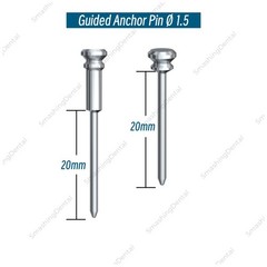 φ1.5 Dental Guided Anchor Pin Digital Guided Implant Fix Pins Guided Sleeves
