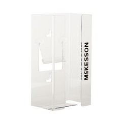 McKesson Glove Box Holder Clear Plastic 1-Box Capacity 16-6534 1 Each