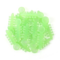 200pcs/20 sticks Dental Rotation Wedge Orthodontic Rubber Elastic Rotary Pads