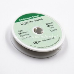 1 Roll Dental Orthodontic Ligature Wires 50g 0.20mm Stainless Steel Wire Line