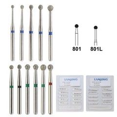 Diamond Burs Dental Zirconia Cutter Diamond Bur FG Football Round End Taper Pear