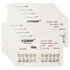 AZDENT Dental Orthodontic Brackets Braces /Supper Elastic Niti Arch Wires
