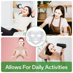 IIUIKOO Reusable Silicone Face Mask Cover for Women, 5Pcs 1 Count (Pack of 5)