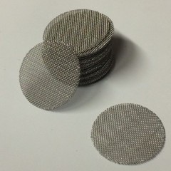 100 COUNT – Stainless Steel T304 Wire Mesh Filter Disks 1/2″ MADE IN USA!