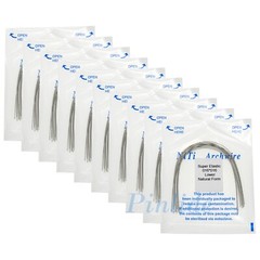 US Dental Ortho Arch Wire NiTi Stainless Reverse Curve Nature Round Square Ovoid