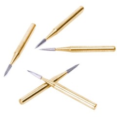 AZDENT 10 Pcs Dental Carbide Trimming & Finishing Burs FG For High Speed Handpie