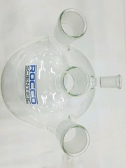 New Glass 22L Round Boiling flask w/ 45/50 vertical joints(3) and 24/40(1)