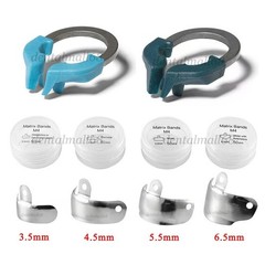 Dental Matrix Bands Ring Sectional Matrice Clamp Fit Garrison Palodent V3 System