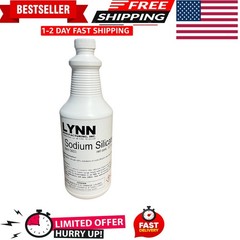 High Temperature Adhesive, 2000F Rated, Sodium Silicate, Water Glass, 40% Sol…