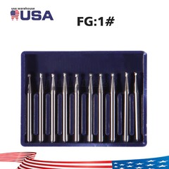 Dental Round Bur Carbide Regular/Surgical Bur Friction Grip High Speed 330 557