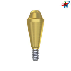 5x Prosthetic Straight Multi Unit 1.6 NP Conical Connection 2.25 Dental Titanium