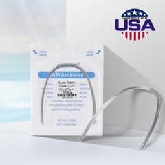 AZDENT Dental Orthodontic Super Elastic NITI Arch Wire Round Ovoid/Nature Form