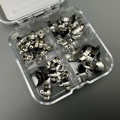 50 Pcs Dental Matrix Band 3D Hole Protrusions Contoured Matrices 3.5mm-6.5mm