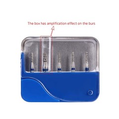 100pcs Dental Diamond Burs for High Speed Handpiece Medium 1.6mm Friction Grip