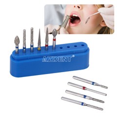 AZDENT Dental Diamond Burs FG Crown Preparation Anterior/Molar kit FG112 FG113