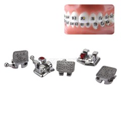 10 Boxes Dental Bracket Monoblock Orthodontic MIM Mini Roth.022 345 Hooks AZDENT