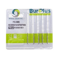 Wave Dental Carbide Burs FG 556 557 169L 701L High Speed Burs Friction Crip 19mm