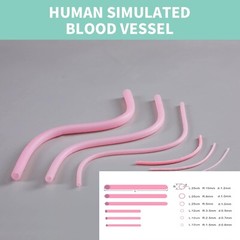2PCS Vascular Microvascular Model Anastomosis Suture Practice Training Mult Size