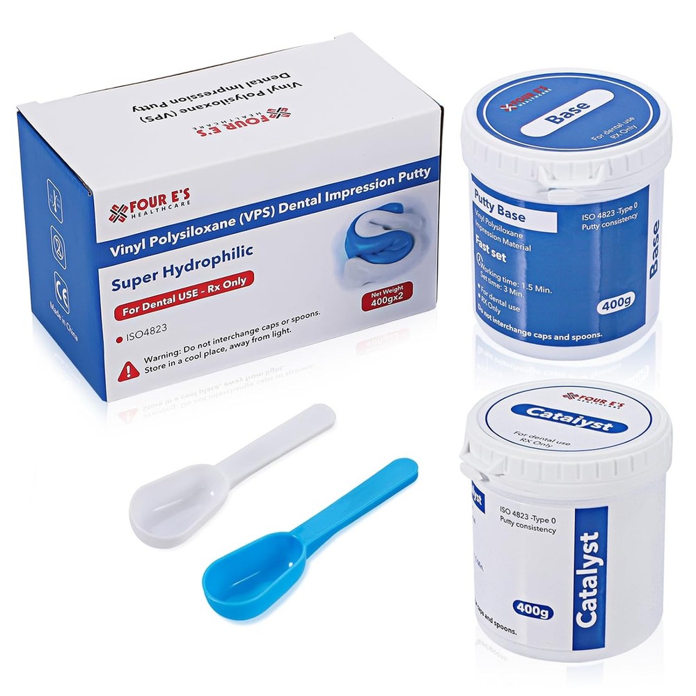 Dental Putty Fast Set PVS VPS Dental Impression Material Light & Heavy Body Fast
