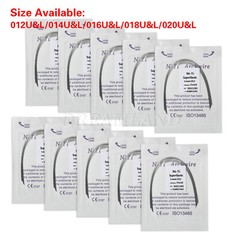 Dental Ortho Super Elastic Niti Round Arch Wire Ovoid 012-020upper/lower all