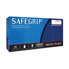 Microflex SG375M-10 Disposable Latex Gloves Medical/Exam Grade, Medium, 10 Boxes