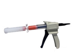 Dental Impression Cartridge Connectors-Transfer leftover material for VPS