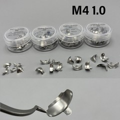 50PCS Dental Metal Matrix Bands With Holes Sectional Contoured Matrices Palodent