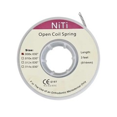 Dental Orthodontic Niti Open Coil Spring Diameter (008/010/012/014)*030 914mm