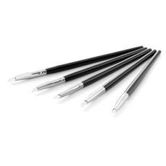 5PCS /Kit Dental Composite Resin brush Porcelain Teeth Silicone Pen Silicone