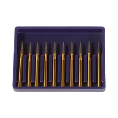 10 Pcs Dental Tungsten Carbide Trimming & Finishing Burs Drill Smooth FG 7901