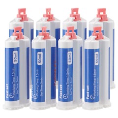 24Pc Heavy Body Fast Rapid Set Dental Impression Material 50mL Cartridge VPS PVS