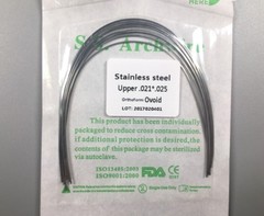 10-pack Ortho Arch Wires Stainless Steel Rectangular Ovoid Form Dental 10pc/pack