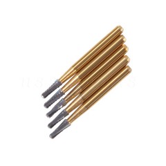 10Pcs Dental Tungsten Carbide Burs Crown Cutter Cutting Transmetal FG 1957