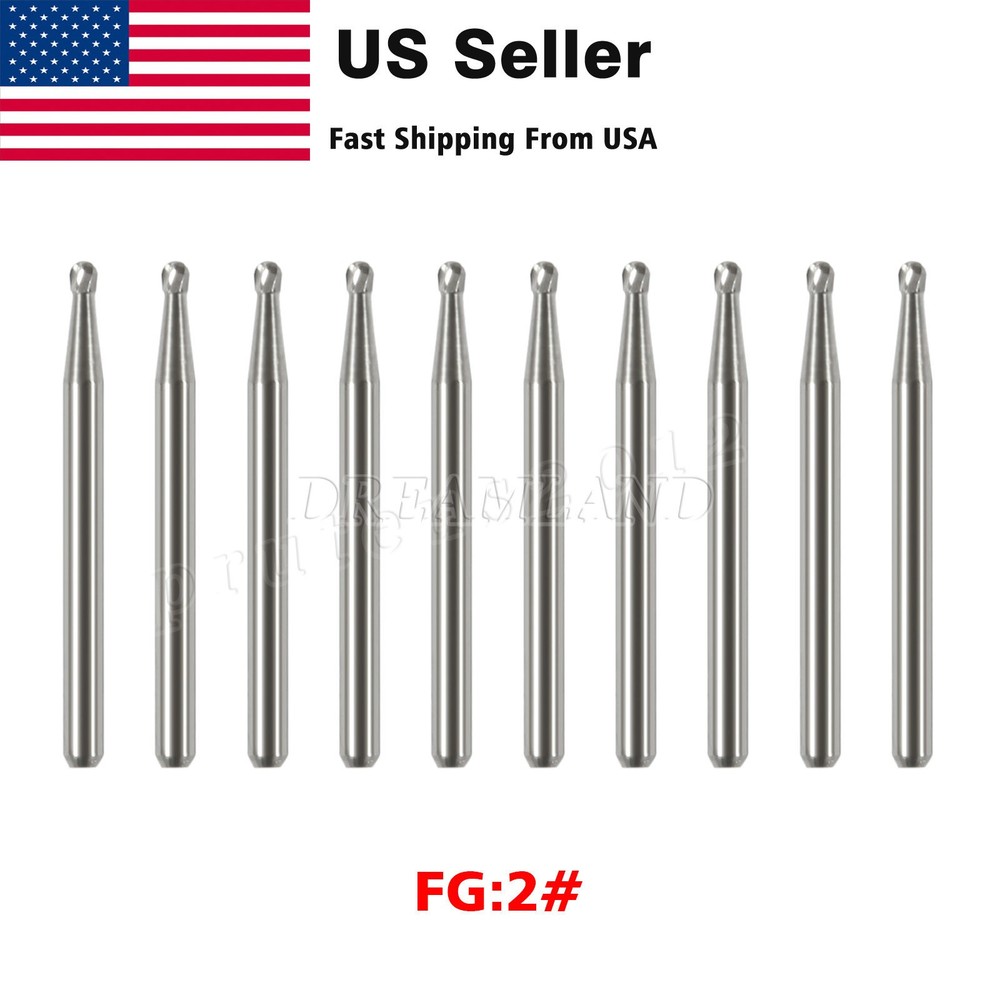 Dental Carbide Burs FG & RA for High & Low Speed (Choose Qty)