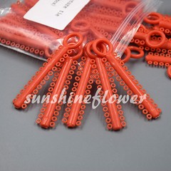 1040 Pcs/1 Pack Dental Orthodontic Ligature Ties Elastic Rubber Bands 37 Colors