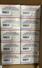 CASE OF 10 BOXES (2000 GLOVES) CARDINAL HEALTH Flexal Nitrile Exam 88TN04L LARGE