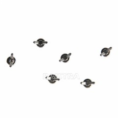 AZDENT Dental Orthodontic Lingual Buttons Bondable Round Rectangular Mesh Base